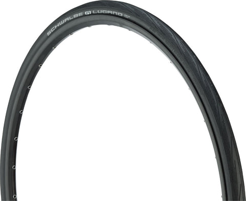 Schwalbe Lugano Tire 700 x 28 Clincher Wire Black Active Line