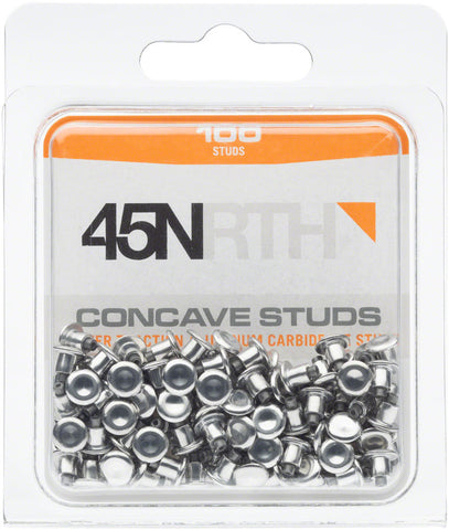 45NRTH Concave Carbide Aluminum Studs Pack of 100