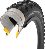 Pirelli, Scorpion Enduro S, Tire, 27.5x2.40, Folding, Tubeless Ready, Smartgrip, HardWALL, 60TPI, Black