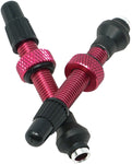 Industry Nine NoClog Aluminum Tubeless Valve Stems 39mm Pink Pair