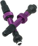 Industry Nine NoClog Aluminum Tubeless Valve Stems 39mm Purple Pair