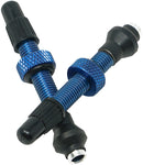 Industry Nine NoClog Aluminum Tubeless Valve Stems 39mm Blue Pair