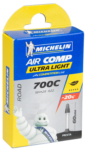 Michelin AirComp Ultra Light Tube 700x1823mm 60mm Presta Valve