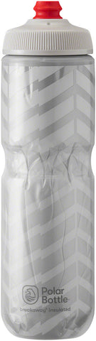 Polar Bottles Breakaway Bolt Insulated Water Bottle 24oz White/Silver