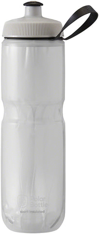 Polar Bottles Sport Fade Insulated Water Bottle 24oz White/Silver