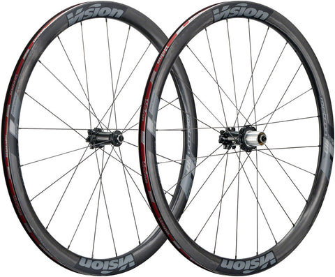 Vision Metron 40 Wheelset 700 QR x 100/130mm CenterLock HG 11 Black