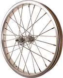 StaTru Single Wall Front Wheel 16 5/16 x 85mm Rim Brake Silver Clincher