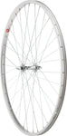 StaTru Single Wall Front Wheel 27 3/8 x 100mm Rim Brake Silver Clincher