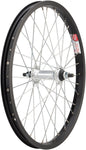 StaTru Single Wall Front Wheel 18 3/8 x 100mm Rim Brake Black Clincher