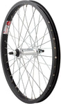 StaTru Single Wall Front Wheel 18 3/8 x 100mm Rim Brake Black Clincher