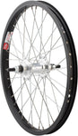 StaTru Single Wall Rear Wheel 18 3/8 x 110mm Rim Brake Freewheel Black