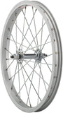 StaTru Single Wall Front Wheel 16 5/16 x 85mm Rim Brake Silver Clincher