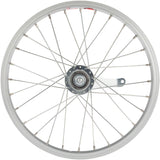 StaTru Single Wall Rear Wheel 16 3/8 x 110mm Coaster Brake Freewheel Silver