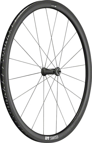 DT Swiss PRC 1400 Spline Front Wheel 700 QR x 100mm Rim Brake Black