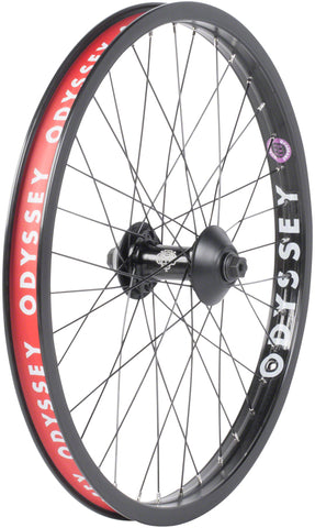 Odyssey Quadrant Front Wheel 20 3/8 x 100mm Rim Brake Black Clincher