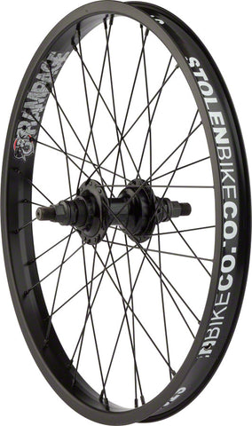 Stolen Rampage Rear Wheel 20 14 x 110mm Rim Brake Cassette Black Clincher