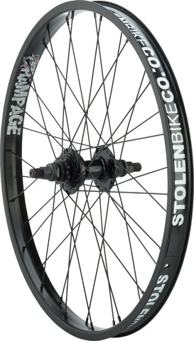 Stolen Rampage Rear Wheel 22 14 x 110mm Rim Brake Cassette Black Clincher