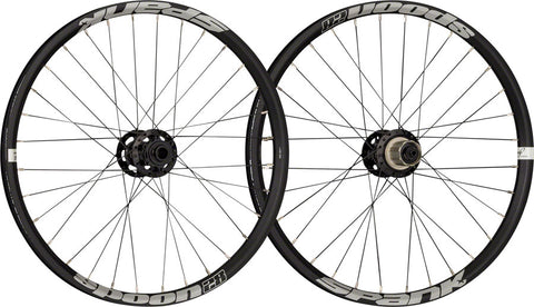 Spank Spoon 28 Wheelset 20 15 x 100mm/12 x 142mm 6Bolt HG 11 Black