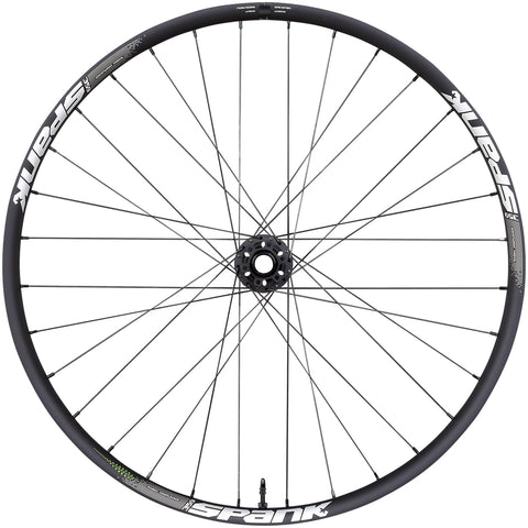 Spank 359 Vibrocore Front Wheel 27.5 15 x 110mm Boost 6Bolt Black
