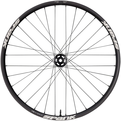 Spank Oozy 345 Front Wheel 29 15 x 110mm Boost 6Bolt Black