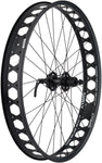 Quality Wheels Pugsley Rear Wheel 26 QR x 135mm 6Bolt HG 10 Black