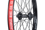 We The People Supreme Front Wheel 22 3/8 x 100mm Rim Brake Black Clincher