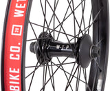 We The People Helix Front Wheel 20 3/8 x 100mm Rim Brake Black Clincher