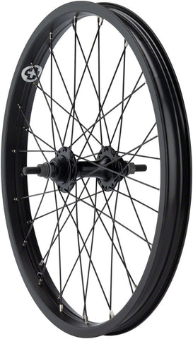 Salt Everest Rear Wheel 20 3/8 x 110mm Rim Brake Flip Flop Black Clincher