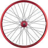 Salt Everest Rear Wheel 20 3/8 x 110mm Rim Brake Flip Flop Red Clincher