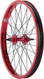 Salt Everest Rear Wheel 20 3/8 x 110mm Rim Brake Flip Flop Red Clincher