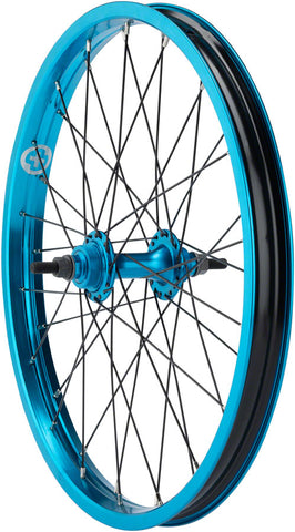 Salt Everest Rear Wheel 20 3/8 x 110mm Rim Brake Flip Flop Blue Clincher