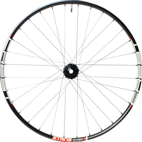 Stan's No Tubes Crest MK3 Front Wheel 27.5 15/QR x 100mm 6Bolt Black