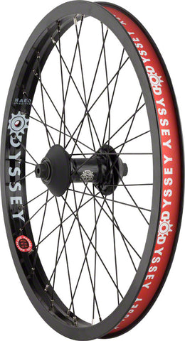 Odyssey Hazard Lite Front Wheel 20 3/8 x 100mm Rim Brake Black Clincher