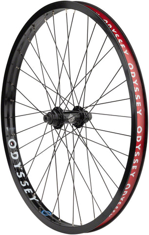 Odyssey Hazard Lite Front Wheel 24 3/8 x 100mm Rim Brake Black Clincher