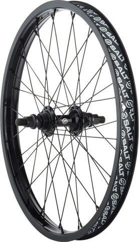 Salt Rookie Rear Wheel 20 14 x 110mm Rim Brake Metric Freewheel Black