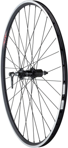 Quality Wheels 105/A23 Rear Wheel 700 QR x 130mm Rim Brake HG 11 Black