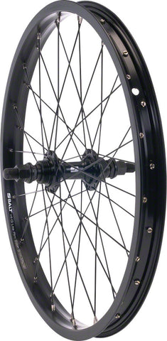 Salt Rookie Rear Wheel - 18 3/8 x 110mm Rim Brake Metric Freewheel Black