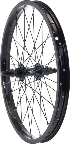 Salt Rookie Rear Wheel - 16 3/8 x 110mm Rim Brake Metric Freewheel Black
