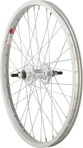 Sta-Tru Single Wall Rear Wheel - 20x 1.75 3/8 x 110mm Rim Brake Freewheel