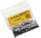 Wheel SMith 2.0 x 12mm Black Brass Nipples Bag of 50