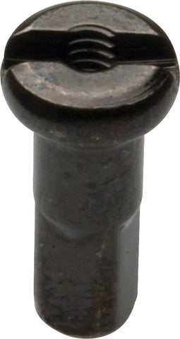 Wheel SMith 2.0 x 12mm Black Brass Nipples Bag of 50